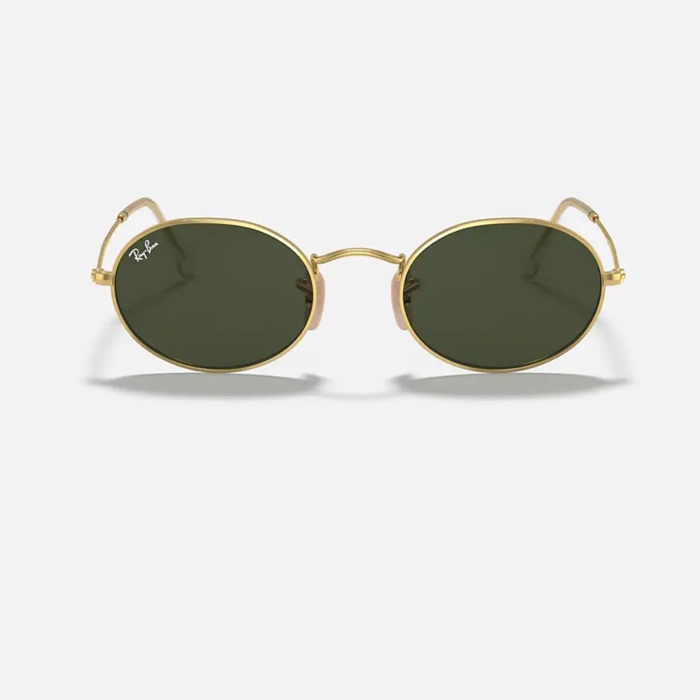 Ray Ban Oval (green and gold)